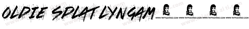 Oldie Splat Lyngam字体转换